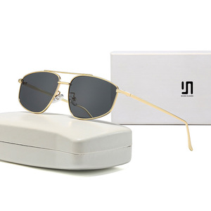 Lunettes de soleil de luxe pour hommes en métal, verres PC UV400, type 3, pour la conduite, look haut de gamme - Product Image 4