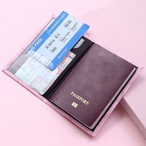Organizador de Documentos de Viaje de Cuero PU, Protector de Pasaporte para Mujeres y Hombres - Product Image 3