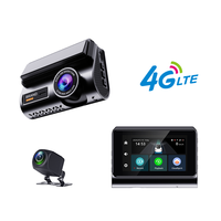 Dashcam chaude 4g 1920P avec enregistrement à double objectif Wifi Gps suivi Vision nocturne à distance vérification vidéo en direct caméra de voiture 4g
