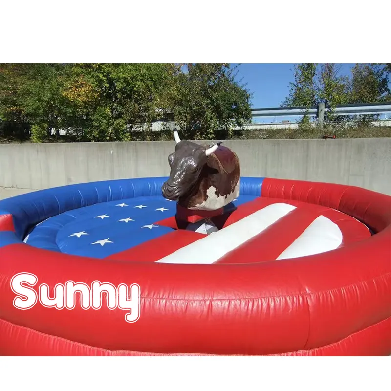 Commercial Inflatable Adult Bucking Bronco Rodeo Bulls inflatable mechanical bull For Rent