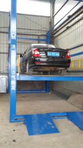 CE 4 coches ascensores para casa garajes cuatro columna <span class=keywords><strong>polipasto</strong></span> hidráulico 4 post puente elevador de coches - Product Image 2