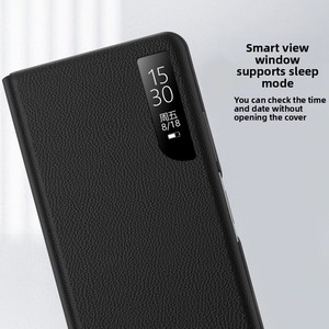 Applicable to Xiao mi Fold3 mobile phone case leather all-inclusive magnetic flip smart window <b>folding</b> <b>screen</b> mobile phonecase - Product Image 3