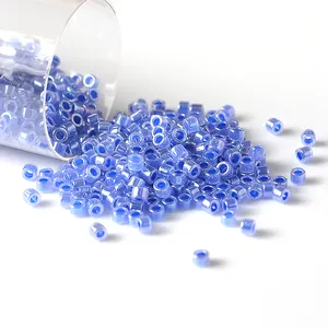 Miyuki delica — perles japonaises originales en verre, vente en gros, perles de poney, pour la fabrication de bijoux, mélangées, livraison gratuite, DB 11/0