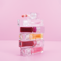 Baume à lèvres repulpant végétalien saveur fruitée, logo personnalisé, hydratant, SPF, sans cruauté animale, huile à lèvres brillante marque privée