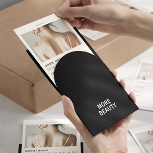 Cartões personalizados da embalagem do certificado da parte alta com envelope para <span class=keywords><strong>a</strong></span> sociedade do VIP do salão de beleza dos cuidados com <span class=keywords><strong>a</strong></span> pele serviço pós-venda - Product Image 5