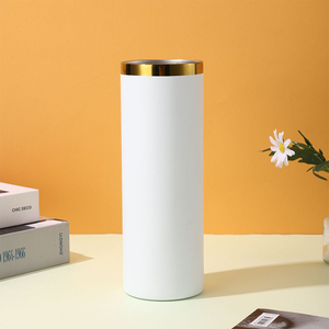 20oz stainless steel tumbler straight available in color electroplating and gold electroplating tumbler <b>with</b> <b>straw</b> - Product Image 5