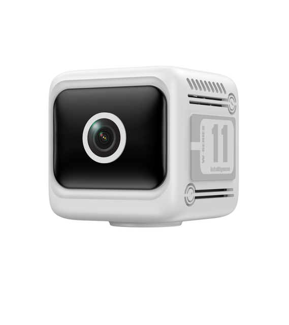 AI Mini Smart Monitoring Camera Night Vision Remote Viewing 1080p Resolution Indoor/Outdoor Use Battery Operated Built-in Mic