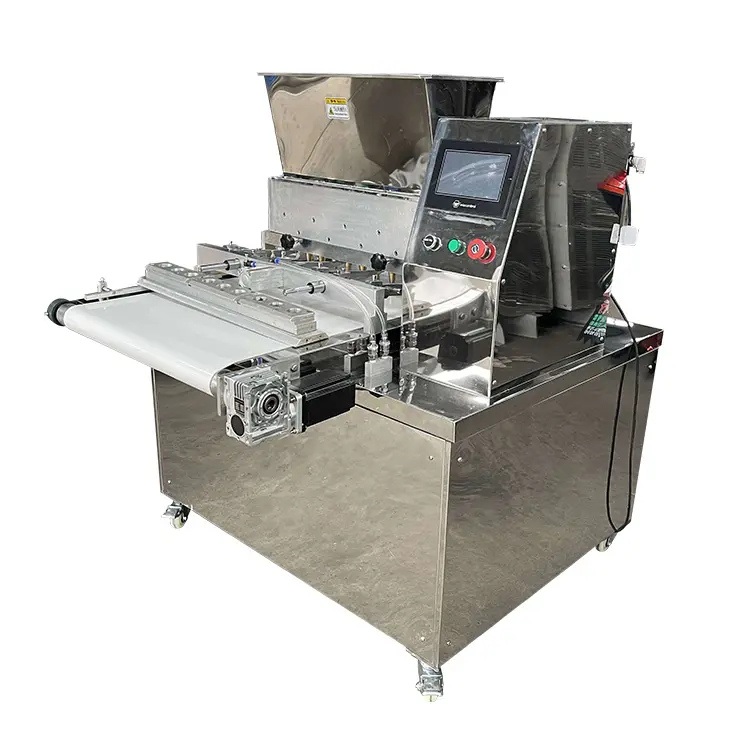 automatic 2 color biscuits cookie making depositor machine / cookie forming machine