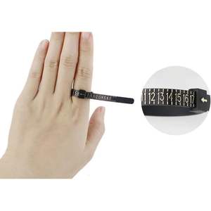 เครื่องมือวัดสแตนเลสสำหรับทั้งเด็กและผู้ใหญ่เครื่องมือวัดขนาด US 1-17นิ้วสีขาวใช้ซ้ำได้ - Product Image 5