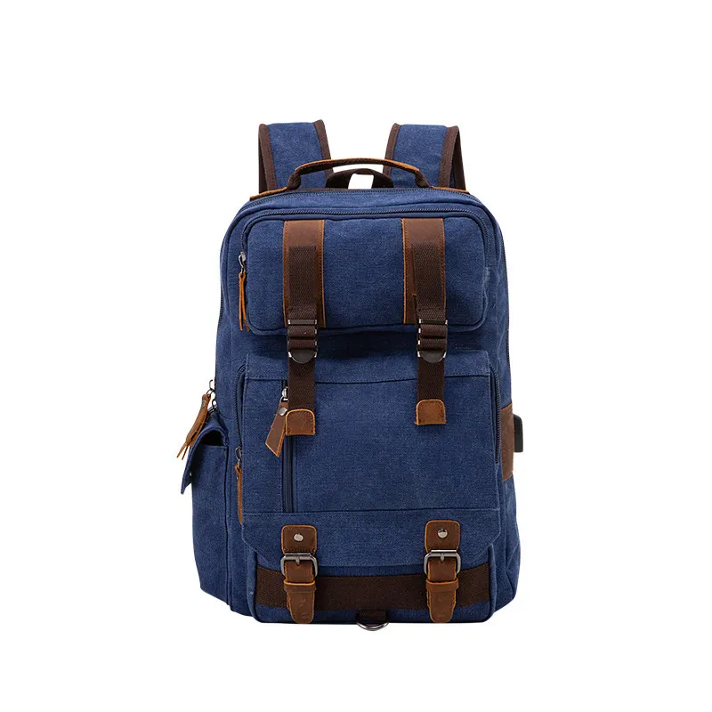 High Quality Usb Canvas Backpacks Best Travel Backpack For Men 2019