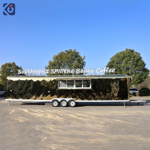 Camion de cuisine mobile CAMPTRL, cuisine mobile pour pizza, hamburgers, hot-dogs, chariot de nourriture mobile, remorques de nourriture en acier inoxydable, restaurant entièrement équipé - Product Image 2