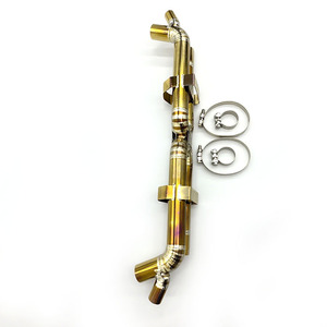 Điều chỉnh ống xả catback cho Porsche 911 991.2 Turbo 3.8t 2015 2018 tăng áp S 2015 2018 thẳng thông qua ống xả Titan - Product Image 1