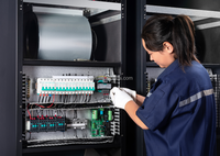 Système de refroidissement intelligent à haute efficacité CRAC 50KW pour centre de données, unité de climatisation de précision, échangeur de chaleur pour salle de serveurs, compresseur