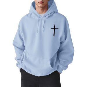 FOXA Christian Hoodie For Boys 100% Cotton Breathable Faith <b>Cross</b> Print Religious Sweatshirt Bible Verse Pullover <b>Top</b> - Product Image 3