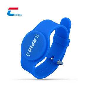 Bracelet NFC personnalisé étanche pour le sport, en silicone, impression de logo personnalisée, bracelets RFID - Product Image 5