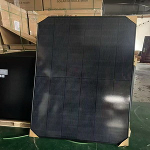 แผงโซลาร์เซลล์ All Black 500W ขนาด 210 มม. เซลล์แบบ Half Cut 60 เซลล์ โมโนคริสตัลไลน์ - Product Image 1