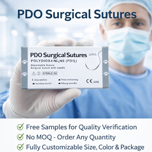Suturas Quirúrgicas Veterinarias Recubiertas de PGA/PDO/seda/nailon/catgut/PGLA/<span class=keywords><strong>PDS</strong></span>, Suturas de Dioxanona - Product Image 4