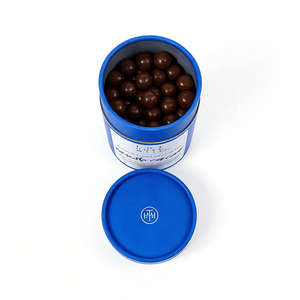 Tube en papier kraft <span class=keywords><strong>de</strong></span> qualité alimentaire personnalisé, doublé <span class=keywords><strong>de</strong></span> feuille d'aluminium, boîte cylindrique biodégradable pour l'emballage <span class=keywords><strong>de</strong></span> chocolats, <span class=keywords><strong>de</strong></span> truffes, <span class=keywords><strong>de</strong></span> bonbons et <span class=keywords><strong>de</strong></span> biscuits - Product Image 4