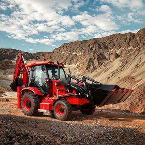 Tobeter pratique Offre Spéciale poids de fonctionnement 7800Kg chargeur sur pneus télescopique 4X4 chargeur de houe arrière Diesel - Product Image 1