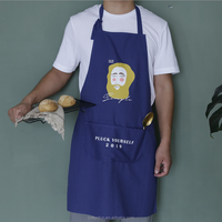 Chine Fournisseur Coton Cuisine Personnalisée Logo Personnalisé Tablier Ensemble