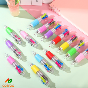 Mini penna a sfera a quattro colori Multi-colore personalizzabile, più colori vivaci disponibili ideale per promozioni e regali - Product Image 1