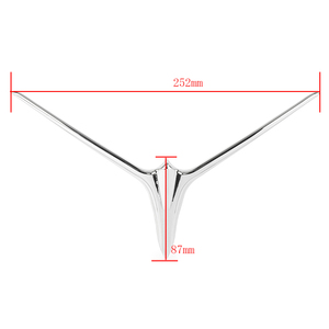 Garniture de sourcils ABS de moto RACEPRO, décoration adhésive, accessoire de carénage supérieur pour ailes dorées, <span class=keywords><strong>GL</strong></span> 1800 <span class=keywords><strong>2012</strong></span> 2013 2014 2015 2016 2017 - Product Image 4