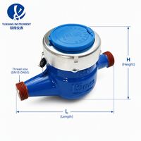 Mechanical Rotary Vane Flange Type Cold Water Flow Meter Rotary Vane Copper Cover Large Diameter High Precision Water Meter