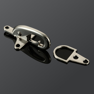 Hebilla de Clip para Bolsa con Forma de Avión, 4.5mm, Orientada hacia Abajo, de Aleación Plateada, Duradera - Product Image 1