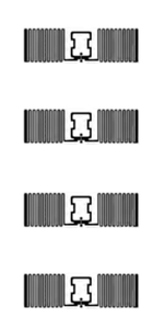 निर्माता uhf <span class=keywords><strong>rfid</strong></span> टैग mr6 चिप 10*33 मिमी मुफ्त नमूना स्मार्ट टैग, कपड़े के लिए कपड़े के लिए कपड़े के लिए mhz Frequency-1033-M6P 13.56mhz - Product Image 4