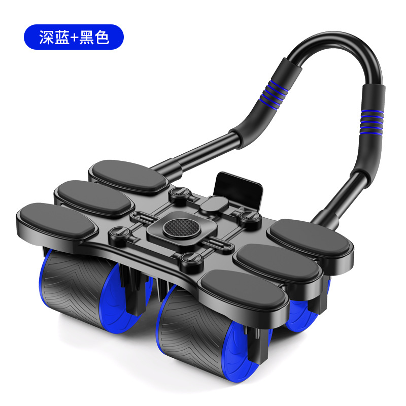 S frame 6 elbows 4 wheels dark blue + kneeling pad
