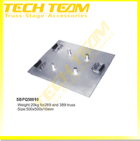 Truss en aluminium Techteam 290*290mm avec plaques de base supérieure et inférieure pour éclairages mobiles