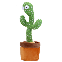 Jouet cactus dansant du fabricant, en peluche avec rembourrage en coton PP