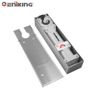 Eniking EK-80 Certifié <span class=keywords><strong>EN5</strong></span>, ressort de sol robuste 180 °   Ferme-porte hydraulique à angle d'ouverture pour porte en verre commerciale - Product Image 2