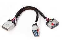 Kabel Y Splitter RP1226 1 Male ke 2 Female 14PIN Konektor Harness Diagnostik Truk untuk ELD GPS Tracker