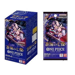 Bandaid Originale per Gioco di Carte OP-14 Azure Sea's Seven Booster Box Versione Giapponese 24 Pacchetti Collezione TCG - Product Image 1