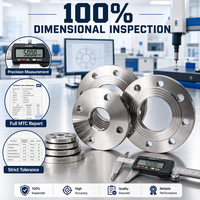 Bride en acier au carbone DIN Standard DN15 DN20 DN25 DN32 PN16 RF, entièrement usinée CNC, sur mesure OEM, faible MOQ, livraison rapide