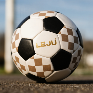 Ballon de football de taille personnalisée pour adultes, nouveau design, cuir PU thermocollé, coutures machine, matériaux TPU, <span class=keywords><strong>LEJU</strong></span> professionnel - Product Image 4