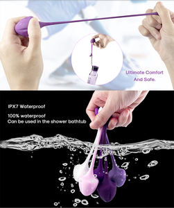 2025 Bestseller 5 Größen Anfänger Fortgeschrittene Frauen Ben Wa Kugeln Beckenbodenstraffung Kegel-Übung Kegel-Gewichte - Product Image 5