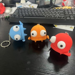 Figura de Juguete de Goma con Diseño Moderno, Modelo de Robot Impreso en 3D, Llavero Decorativo con Explosiones, Juguete de Colección - Product Image 2
