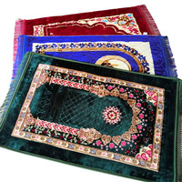 Tapis de Prière Musulman Islamique Personnalisé Turc de Haute Qualité, Matelassé avec Mousse Épaisse