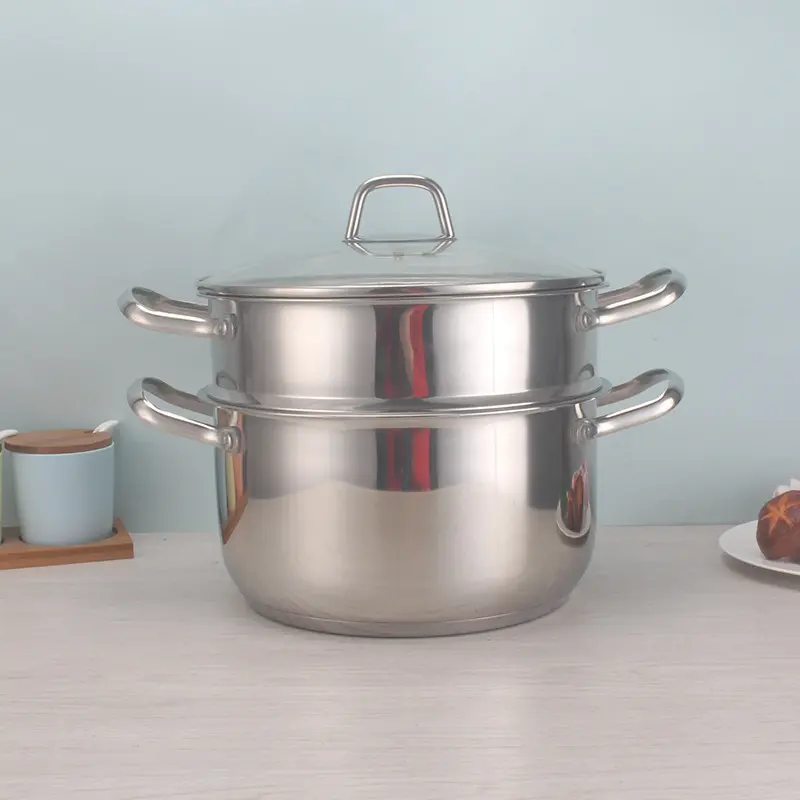 12Pcs Stainless Steel Export Set Pot, Soup Pot, Frying Pan, Cookware Set, Modern And Minimalist
