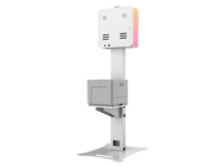 Photomaton Commercial Style Disco, Machine Interactive pour Selfies avec Imprimante Rapide et Appareil Photo Reflex Numérique pour Promotion d'Événements