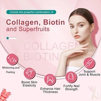 Complément Alimentaire Bonbons Gommeux au Collagène à Marque Blanche : Favorise la Croissance des Cheveux et des Ongles et Renforce la Vitalité de la Peau – Certifié OEM