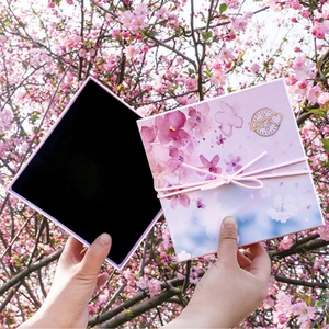 High Quality Luxury Boite a Cadeau Rigid Cardboard Packaging Magnetic Folding Paper <b>Wedding</b> Dress Gift <b>Box</b> with Ribbon Closure - Product Image 6