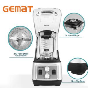 Blender-Mixeur Gemat, <span class=keywords><strong>Machine</strong></span> à Broyer, Blender de Table Robuste, Super Silencieux, Blender Commercial avec Réduction du Bruit - Product Image 1