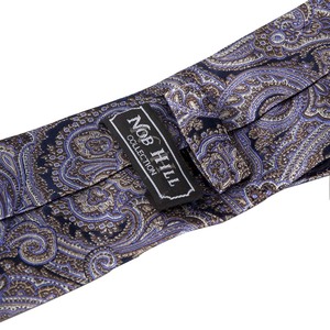 Corbata <span class=keywords><strong>de</strong></span> seda <span class=keywords><strong>de</strong></span> lujo Proveedor One Stop Accesorios para hombres Fábrica MOQ bajo Big Floral Paisley Patrón clásico Corbata para hombres - Product Image 2