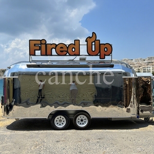 Food Truck Mobile Coffee Cart Foodtruck <b>Trail</b> BBQ Smoker Food Trailer Small Fully Equip Europe Ice Cream Truck - Product Image 3