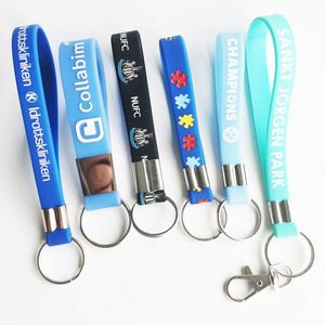 Porte-clés en silicone personnalisés pas chers, sans minimum de commande, porte-clés en silicone - Product Image 3