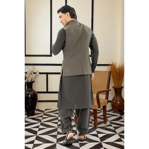 Chaleco de boda de diseño personalizado al por mayor chaleco para hombre 100% chaleco formal transpirable de alta calidad para hombre - Product Image 5