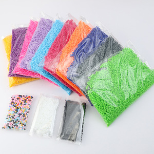 Cuentas Hama Perler de 5 mm, 100 unidades/bolsa, de plástico, educativas, para manualidades, coloridas, juguetes de fusión con agua para niños - Product Image 2